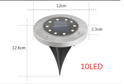 Solar Garden Disk Light Click One And Done