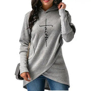 Women's Faith Hoodie - Click One And Done