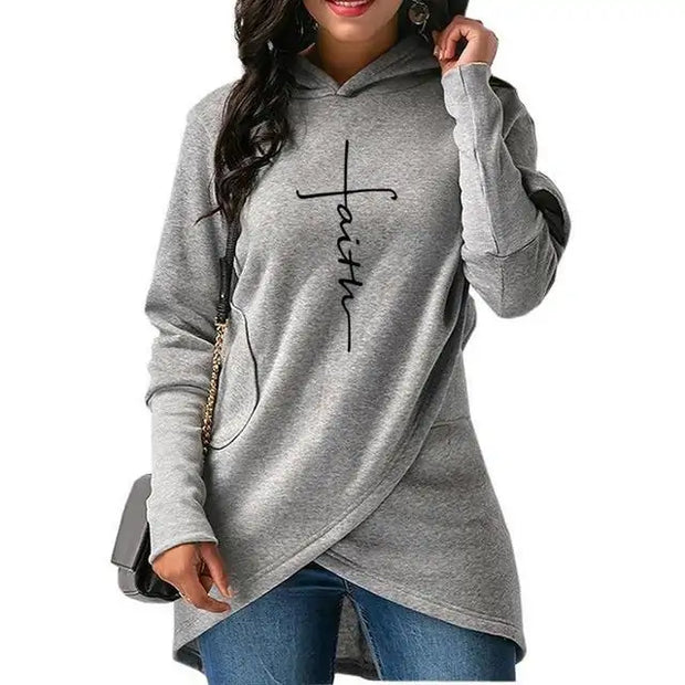 Women's Faith Hoodie - Click One And Done