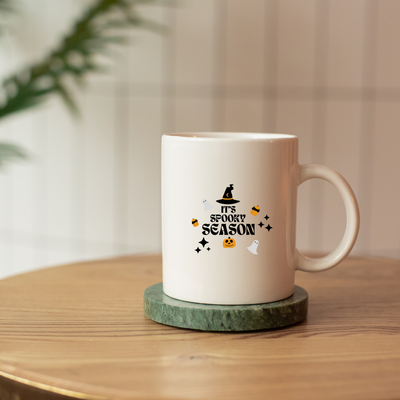 It's Spooky Season White Glossy Mug