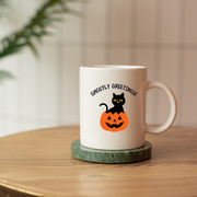 Ghostly Greetings Halloween Colourful Mug