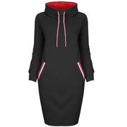 Ladies Winter Hooded Dress