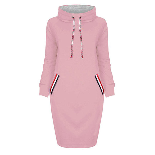 Ladies Winter Hooded Dress
