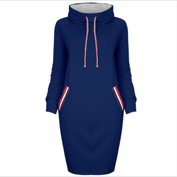 Ladies Winter Hooded Dress