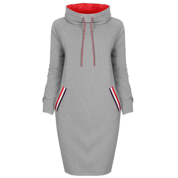 Ladies Winter Hooded Dress