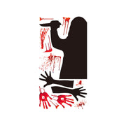 Halloween Bloody Hand Stickers