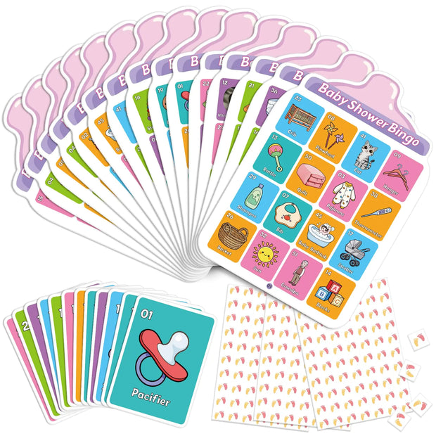 Adults Baby Shower Cards  Games