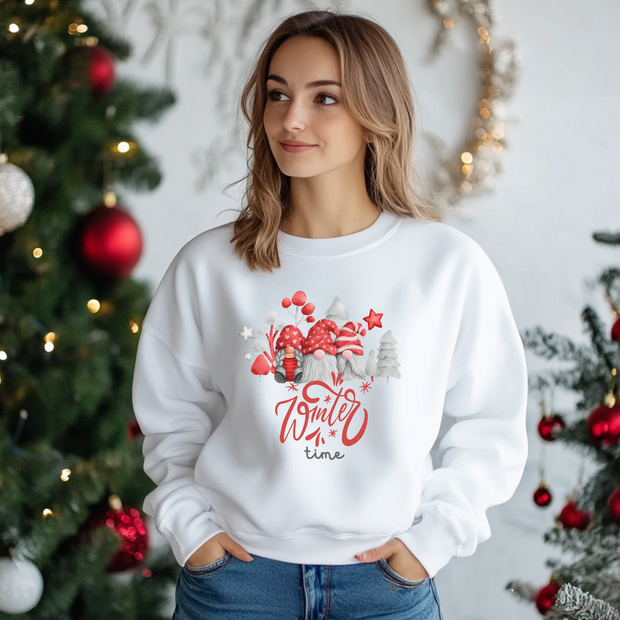 Wintertime Unisex Christmas Sweatshirt