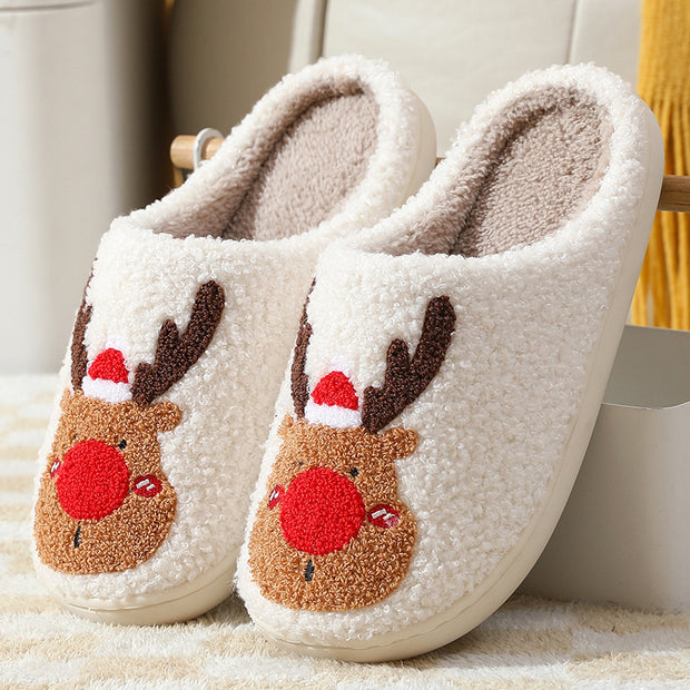 Christmas Reindeer Slippers