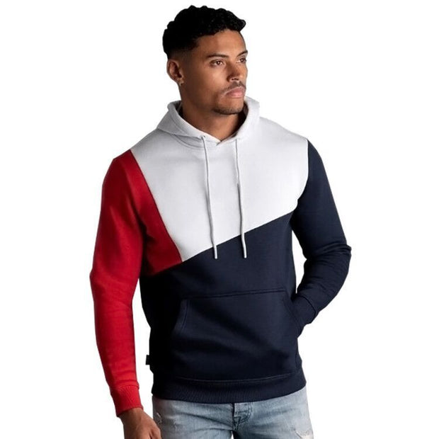 Men's Tri-Color Pullover