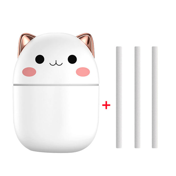 250ml Cute Cat Humidifier Click One And Done