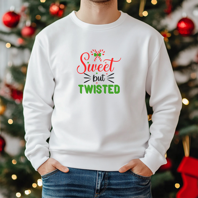 Sweet But Twisted Unisex Christmas Sweatshirt