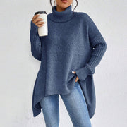 Irregular Winter Turtleneck Sweater