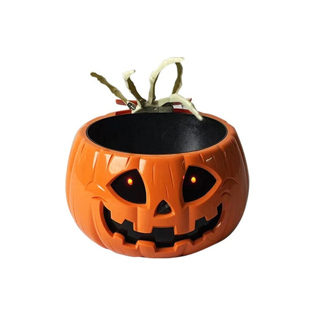 Electric Halloween Pumpkin Candy Bowl