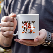 Halloween Haunts White Glossy Mug