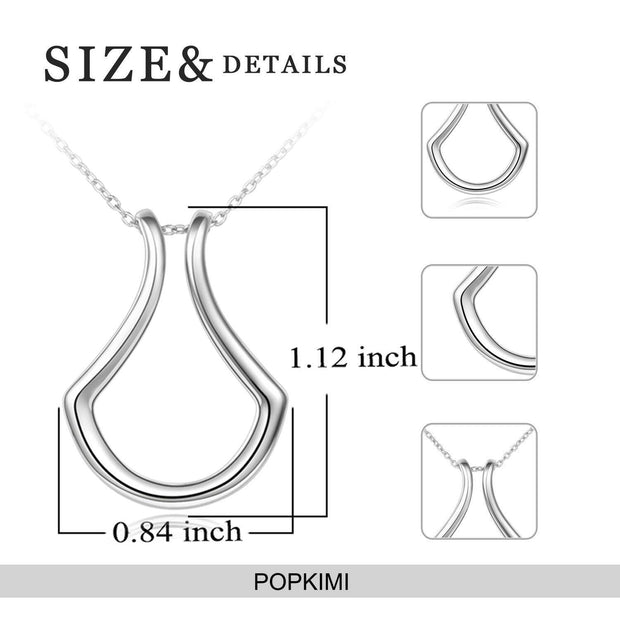 Sterling Silver Ring Holder Necklace