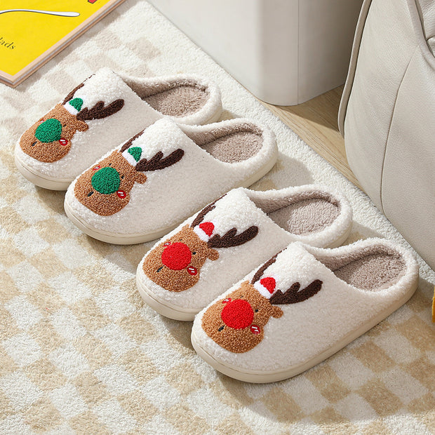 Christmas Reindeer Slippers