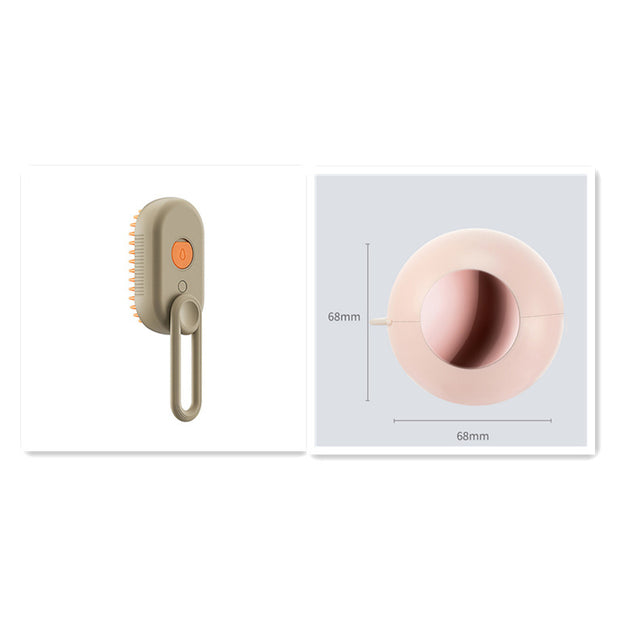 Steamy Dog/Cat Brush 3 In 1 Electric Spray Brushes
