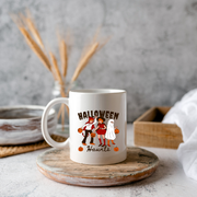 Halloween Haunts White Glossy Mug