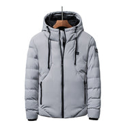 New Men Smart Winter Cotton USB Electric Heated Jackets