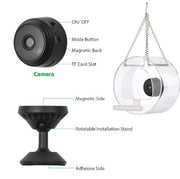 Bird Feeder For Outdoor With High-definition Camera Click One And Done