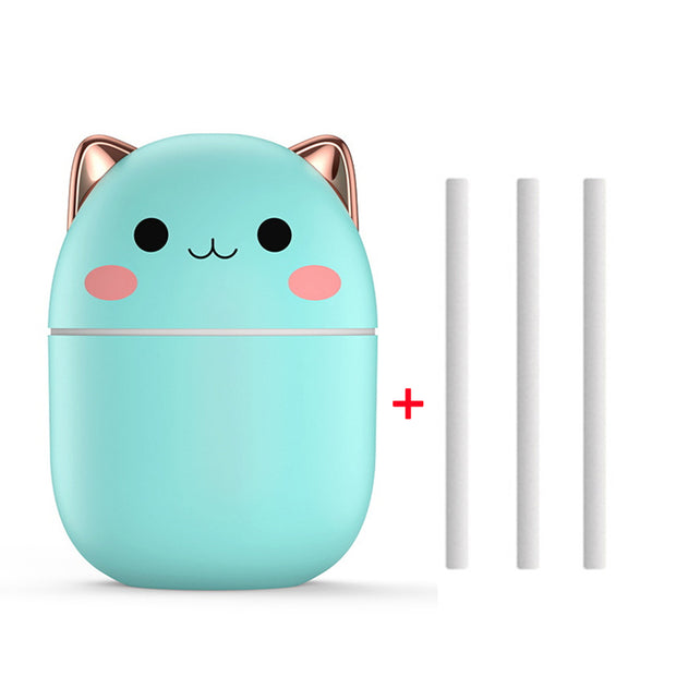 250ml Cute Cat Humidifier Click One And Done