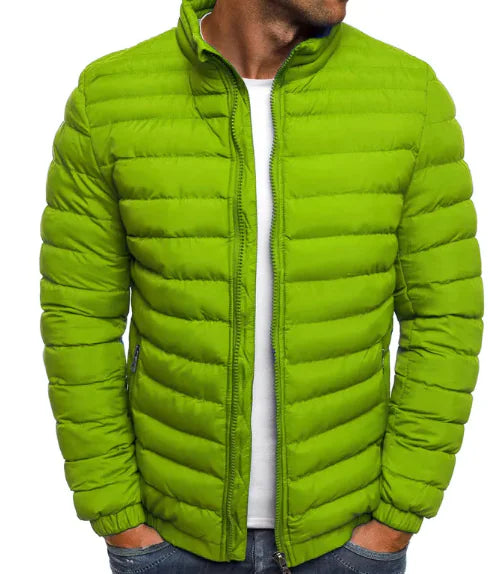 Men’s Winter Padded Polyester Fiber Jacket