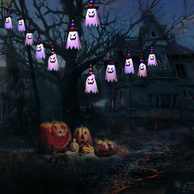 Halloween Decoration Cloth Ghost  String Lights