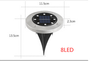 Solar Garden Disk Light Click One And Done