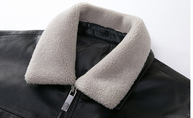 Autumn/Winter New Casual Men's Leather Jacket Men