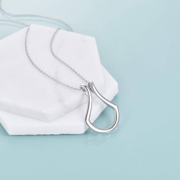 Sterling Silver Ring Holder Necklace