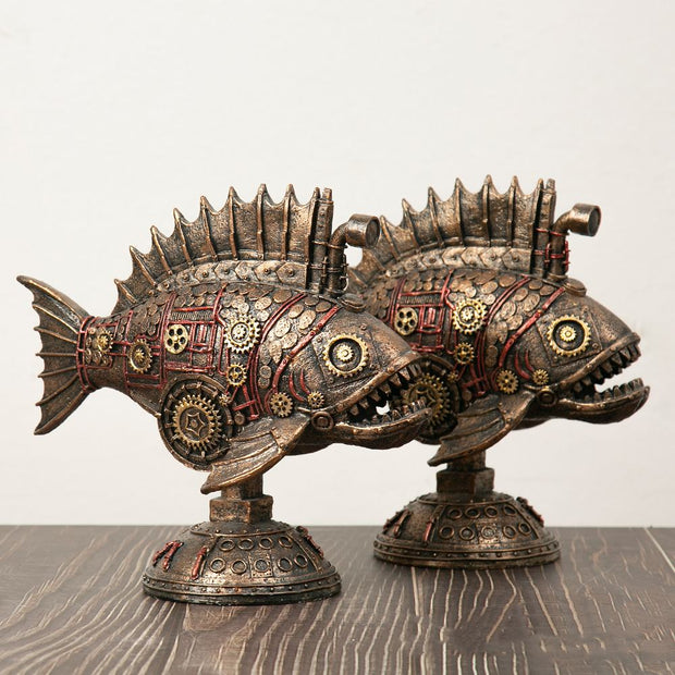 Retro Steampunk Antique Sea Creature Antique Click One And Done