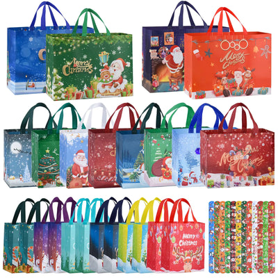 24 Pcs Waterproof Christmas Bag