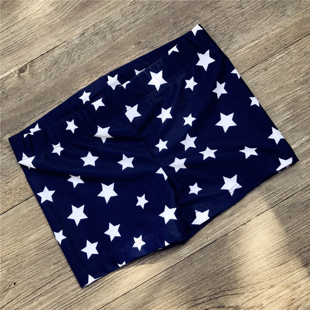 Boys Star Pattern Beach Swimwear