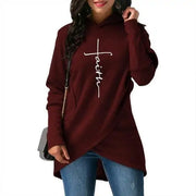 Women's Faith Hoodie - Click One And Done