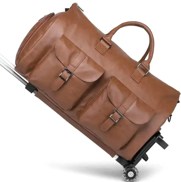 Men's Rolling Travel Bag Click One And Done