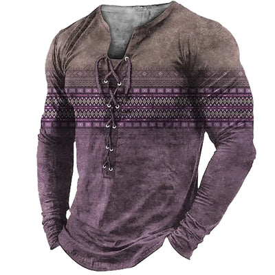 European American Sports Long-Sleeved Men's Shirt