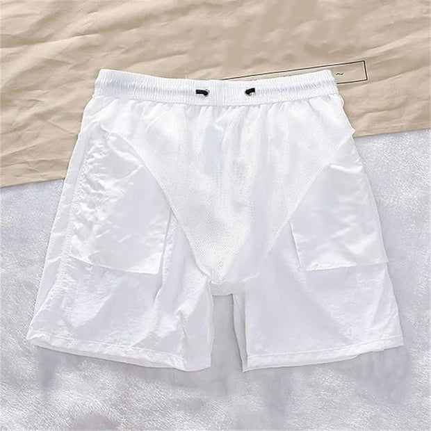 Fast Drying Swim Trunks with Pockets Mesh Liner