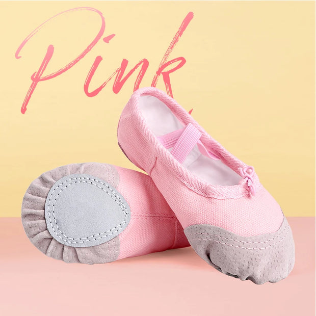 Girls and Ladies Drawstring Ballet Shoes