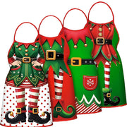 A set of 4 Christmas Aprons