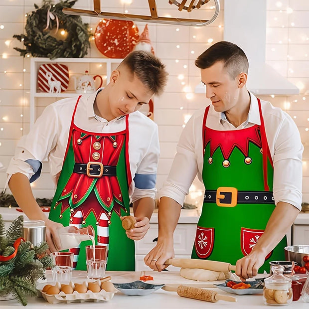 A set of 4 Christmas Aprons