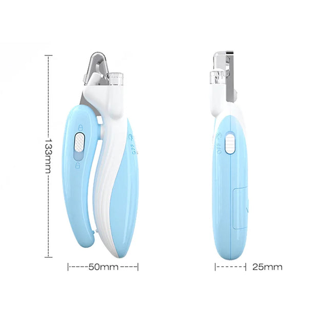 Professional Pet Nail Clipper with LED Light Click One And Done