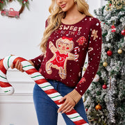 2025 Christrmas Gingerbread Sweater
