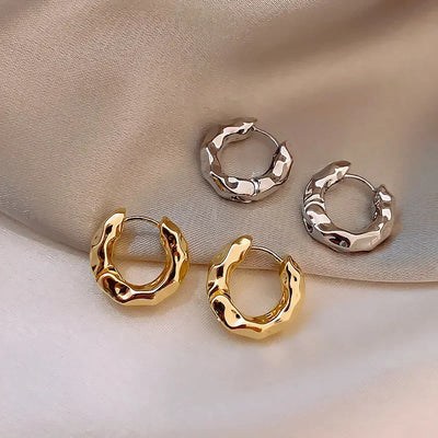 Hot Selling Trendy 925 Sterling Silver Circle Earrings
