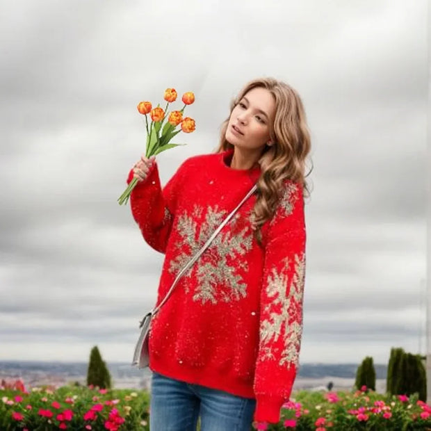 Christmas Snowflake Sweater