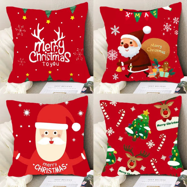 Merry Christmas Decorative Pillow