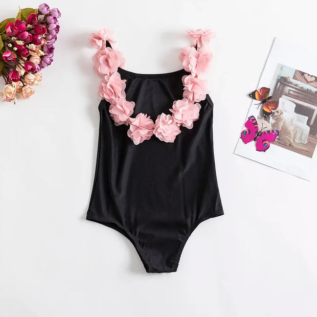 Toddlers/Girls Swimsuit: Leopard Print, Ruffle Swimwear