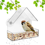 Acrylic Clear Glass Birds Hanging Bird Feeder Click One And Done