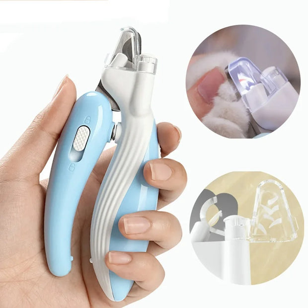 Professional Pet Nail Clipper with LED Light Click One And Done