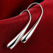 925 Sterling Silver Water Drop Pendants
